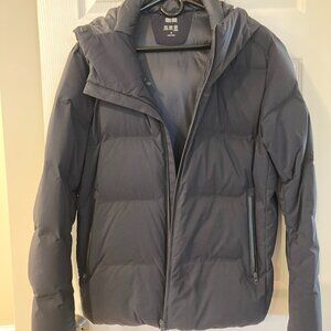 Uniqlo Seamless Down Parka Men Navy Size M
